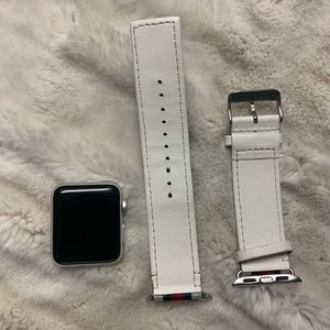 apple watch series 3 silver GPS + Cellular
